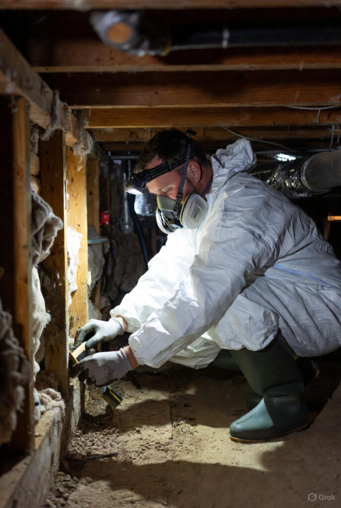 crawl space mold removal by certified specialists in Garland TX