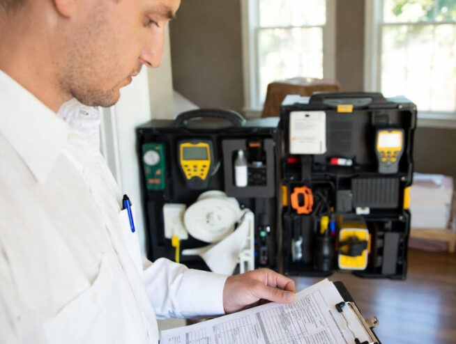 mold inspection report and analysis conducted by professional in Garland TX