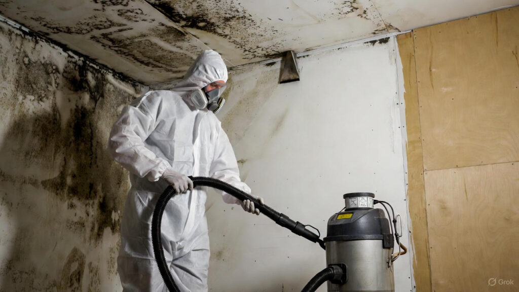professional mold remediation inspection in Garland TX using moisture detection equipment