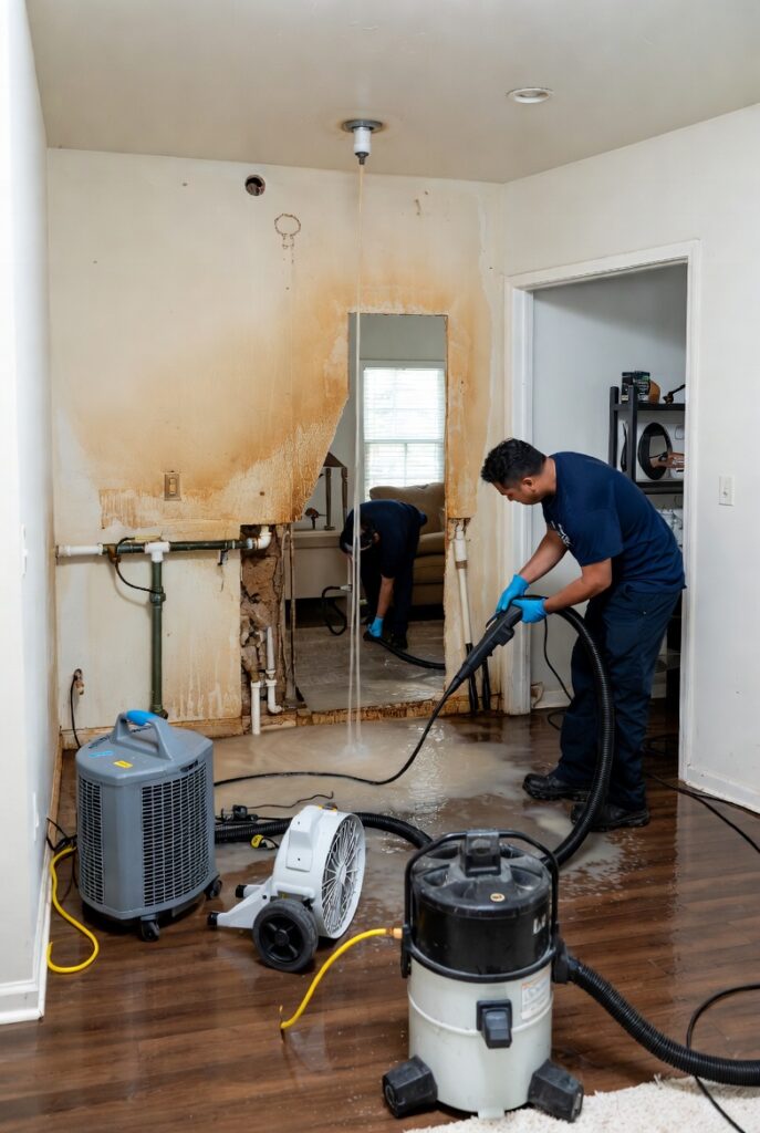 Burst Pipe Water Damage