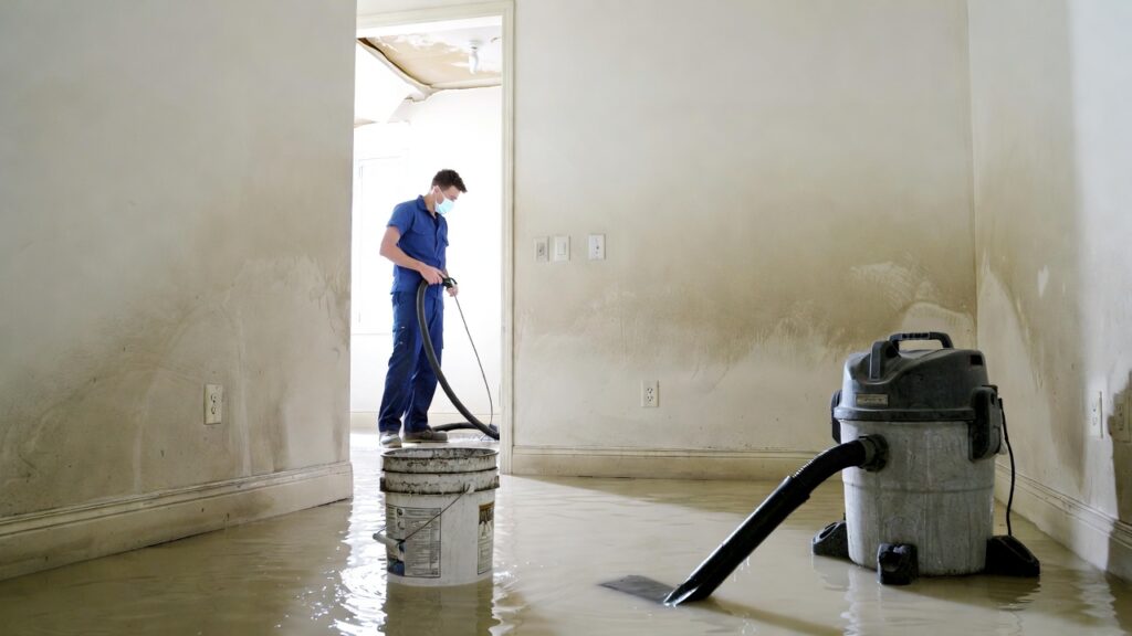 Emergency water damage cleanup in Garland TX