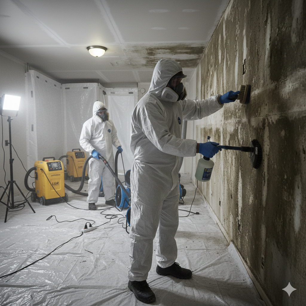 Black mold removal service in Plano TX
