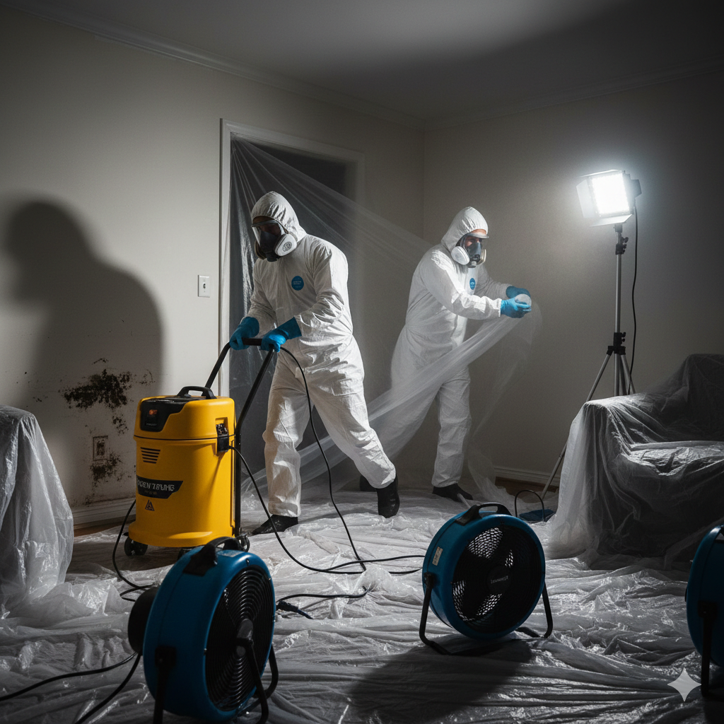 Emergency mold removal service in Plano TX